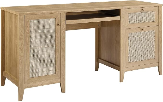 Modway Soma Desk, Oak, 63"