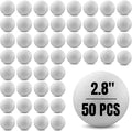 Hygloss Round Foam Balls for Crafts - 2.8-Inch White Craft Foam (XPS) for Arts Small Foam Balls for School Projects and DIY Crafts - Round Balls - 50 Pack of Foam Craft Spheres