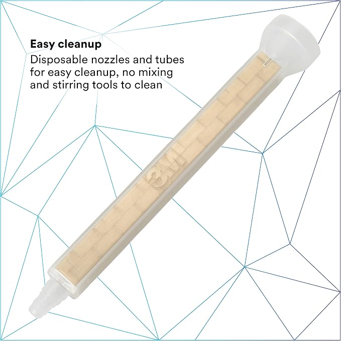 3M 8193 Mixing Nozzle, Cascade Mix/Meter Nozzle, Manual/Pneumatic Applicator Use, 2 Pack, 6/Bag