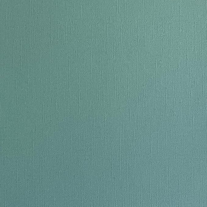 Mediterranean Blue—12x12 Textured Cardstock | 80lb Textured Blue Scrapbook Paper | Premium Cardstock for Cricut Cutting | 25 Sheets