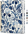 Taja Planner 2026-2027, Jul 2026-Jun 2027 Monthly & Weekly Calendar Planner | 6.3" x 8.5", Hardcover Academic Calendar, Teacher Student Agenda Book with Tabs, School Office Supplies, Blue Heirloom