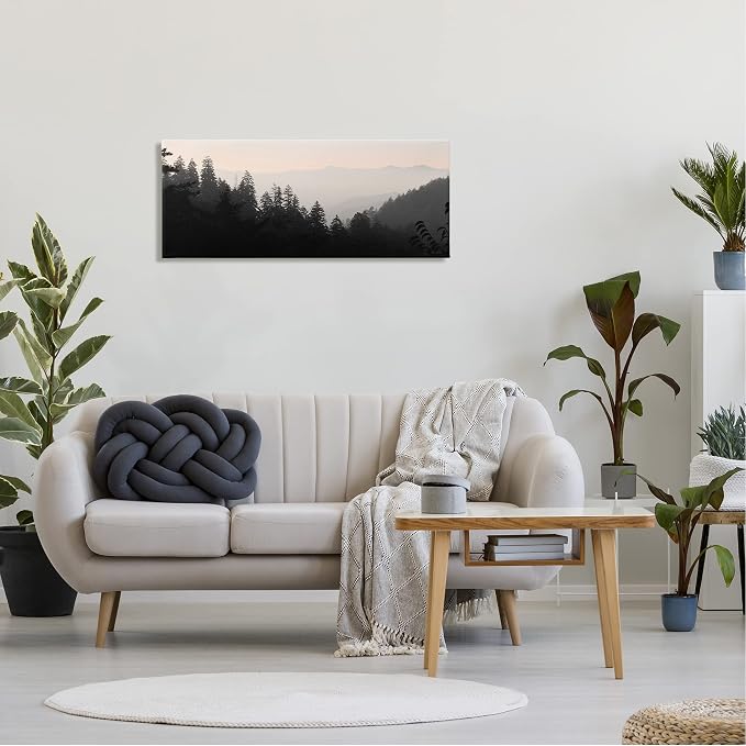 Stupell Industries Woodland Forest Silhouette, 17 x 40 Inch Canvas Wall Art | Stupell Industries · By Lori Deiter · Ready to hang · Nature inspired decor for living room · office · or hallway
