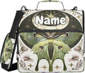 Custom Moth Moon Art Butterfly 3 Ring Binder Bag 1.5 inch Personalized Name Binder Organizer 500 Sheet Documents Storage for School Office