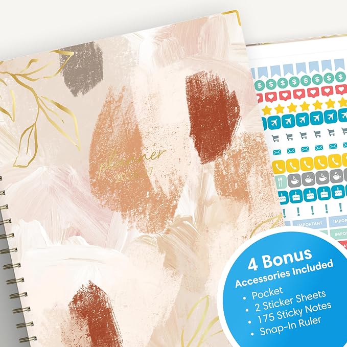 Blue Sky 2026-2027 Weekly & Monthly Academic Planner, 8.5"x11", Henri