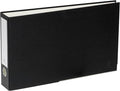 3-Ring Premium Ledger Binder for 11" x 17" Paper - Black, by Bindertek | 2" Spine Width, 325 Sheet Capacity, 1.25" D-Rings, Linen-Textured Covers, Steel Reinforced Edges, Spine Label Included