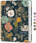 Taja Planner 2026-2027, Jul 2026-Jun 2027 Monthly & Weekly Calendar Planner | 8.5" x 11", Hardcover Academic Calendar, Teacher Student Agenda Book with Tabs, School Office Supplies, Citrus Bloom