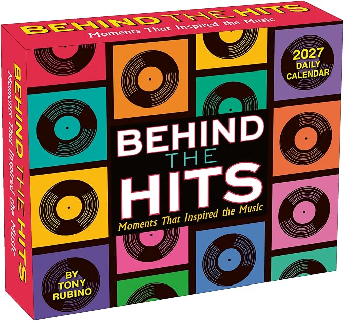 Behind the Hits 2027 Daily Desk Calendar: Boxed Page-a-Day Music Trivia Calendar with Day-to-Day Stories Behind Legendary Songs & Chart-Topping Moments