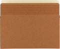 Smead Easy Grip® File Pocket, Straight-Cut Tab, 5-1/4" Expansion, Letter Size, Redrope, 10 per Box (73209)