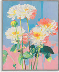 'Colorful Chrysanthemum Impressions'| Framed Giclee Art | Stupell Industries | Gray, 11 x 14 Inches, Easy to Hang and Sturdy, Made in USA, by Sisi and Seb