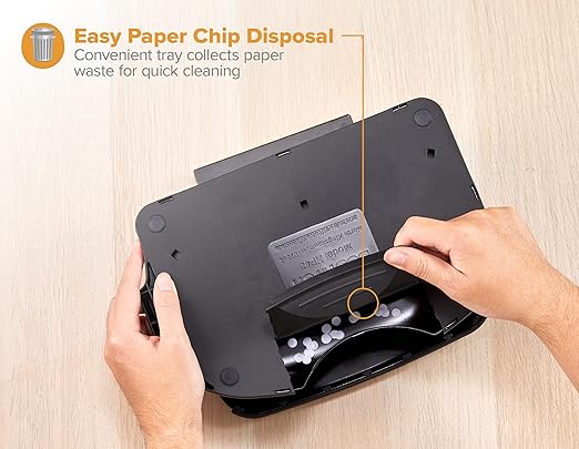 Bostitch Office EZ Squeeze Heavy Duty 3-Hole Punch for Home Office & School, 40-Sheet Capacity, One-Touch Reduced Force, Sleek Black Design