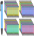 Fuyoooo 200 Pcs Mechanical Pencils 0.7mm Bulk with Eraser, 5 Color
