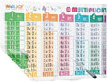 Large Dry Erase Multiplication Chart, 39.4x16 in Times Table Chart