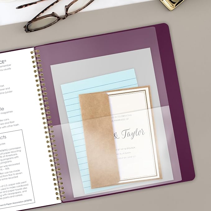 AT-A-GLANCE 2027 Planner, Monthly, 9" x 11", Contemporary, Purple (70250X1427)