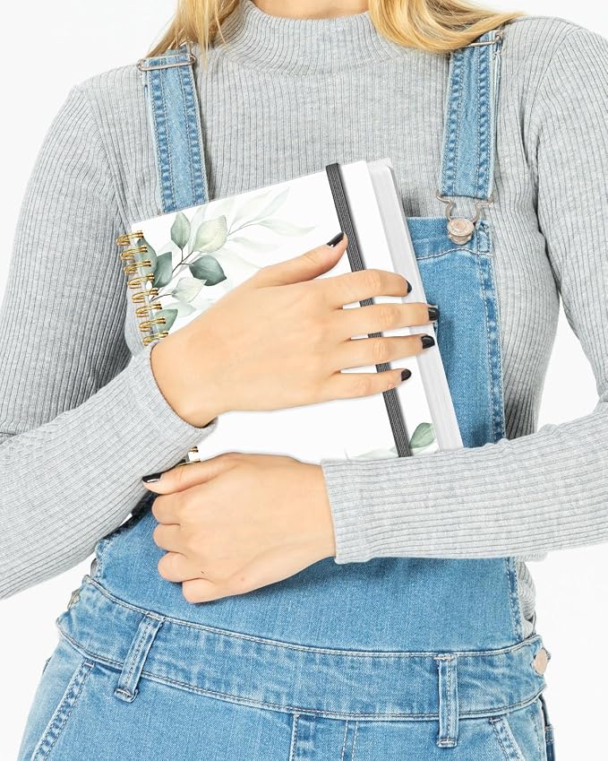 2026-2028 Monthly Planner - 36 Month PLanner Calendar from January 2026 to December 2028, 3 Year Planner 2026-2028 with Flexible Cover, Inner Pocket, Perfect for Home | School | Office, 5.8" x 8.5", Green Leaf