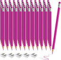 60 PCS Pink Pencils Bulk with Eraser, Pre-Sharpened HB Spring & Easter Pencils for Kids, School Supplies for Writing, Drawing & Easter Art Crafts (Pink)