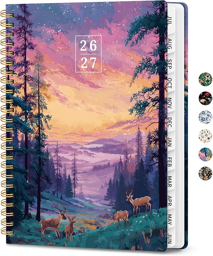 ZOTIA Planner 2026-2027, Jul 2026-Jun 2027 Weekly & Monthly Calendar