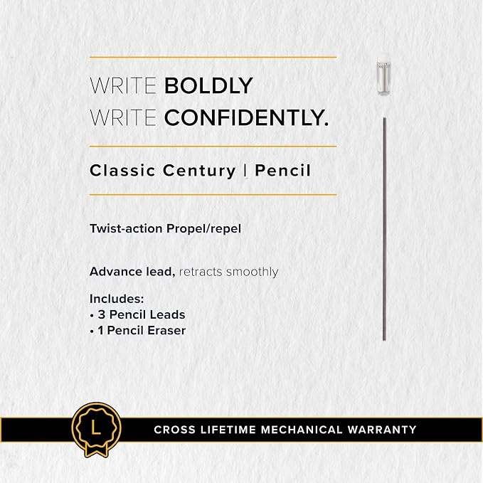 Cross Classic Century 23KT Gold Plated 0.7mm Mechanical Pencil