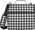 Zipper Binder Bag 3 Ring File Folder Portfolio Organizer Zippered Binder Bags with Strap Fits Laptop Women Men