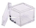 25pcs Acrylic Box Trays for 1" 25.4mm Element Cubes Clear Case Periodic Table Bracket for Elements Collections Science Education Displays