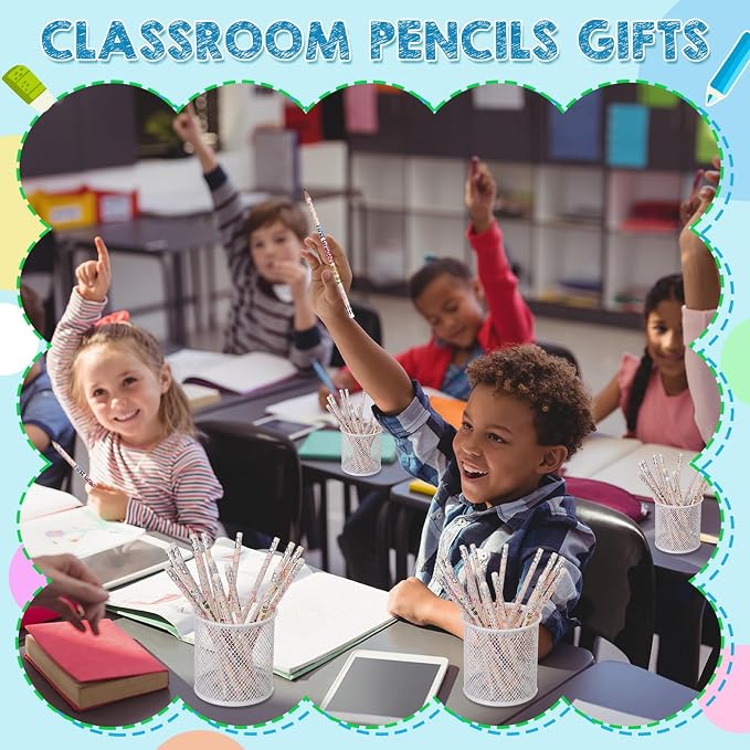 Tenceur 48 Set Back to School 1st Graders Pencils & Cards Gifts Bulk