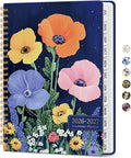 Taja Planner 2026-2027, Jul 2026-Jun 2027 Monthly & Weekly Calendar Planner | 6.3" x 8.5", Hardcover Academic Calendar, Teacher Student Agenda Book with Tabs, School Office Supplies, Lavish Bloom