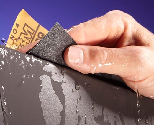 3M Wetordry Abrasive Sheet, 401Q, 02023, 1500+ Grade, 5 1/2 in x 9 in | 50 Sheets, Fast Cutting, Auto Body Sanding, Paint Finishing