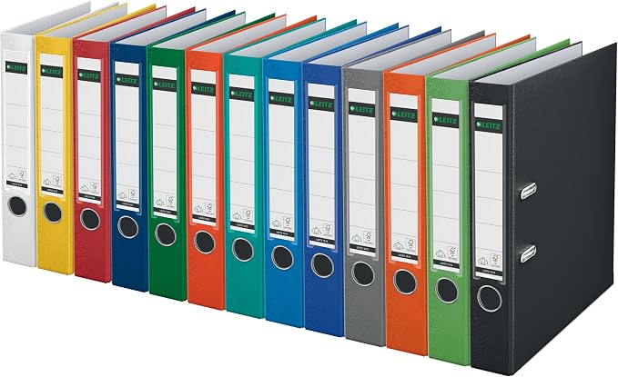 Leitz 2-Ring 2-Inch Premium Linen Textured A4 Sized European Binder, Blue (1015-BL)