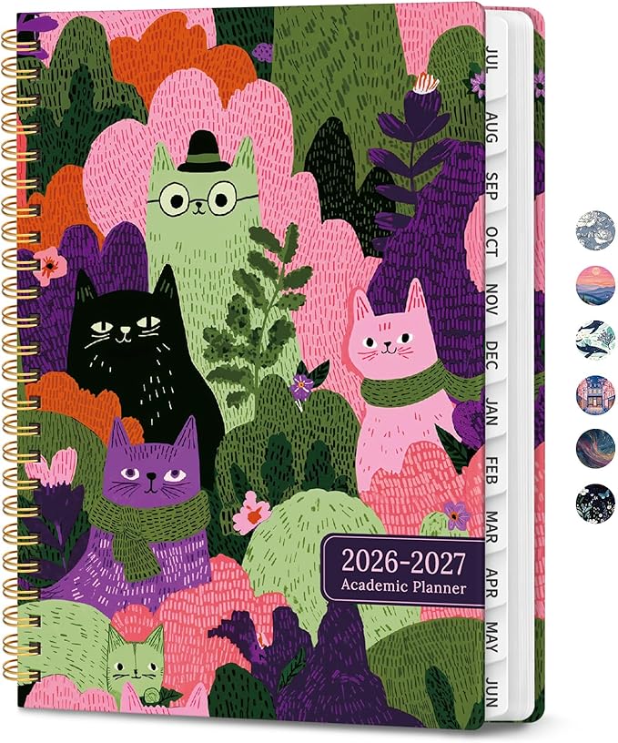ZOTIA Planner 2026-2027 Weekly & Monthly Calendar Planner Jul 2026-Jun 2027