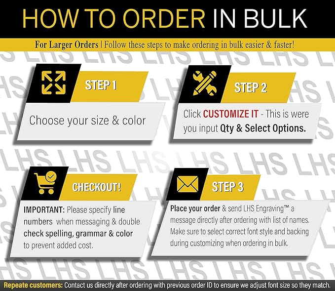 Personalized Name Plate with Choice of Mounting Holders for Walls, Doors, Cubicles, Hanging and More - Custom Charocaol Marble Plastic Gold Letters - USA Made 2x10 - S6