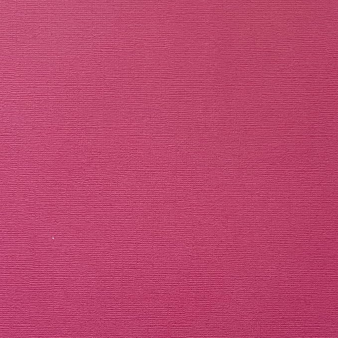 Mulberry—12x12 Textured Cardstock | 80lb Textured Red Scrapbook Paper | Premium Cardstock for Cricut Cutting | 25 Sheets