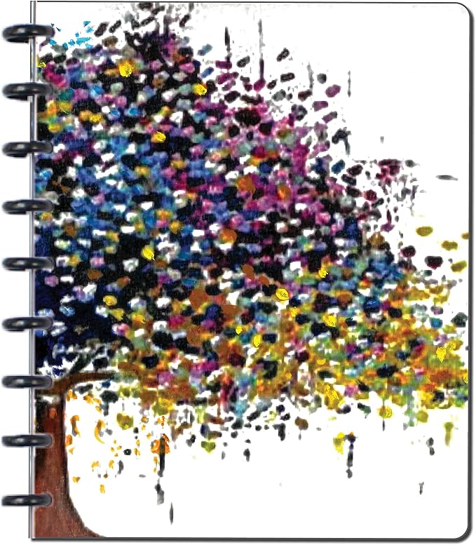 BetterNote COVER 9-Disc Planner Lightweight Durable MEDIUM Kaleidoscope