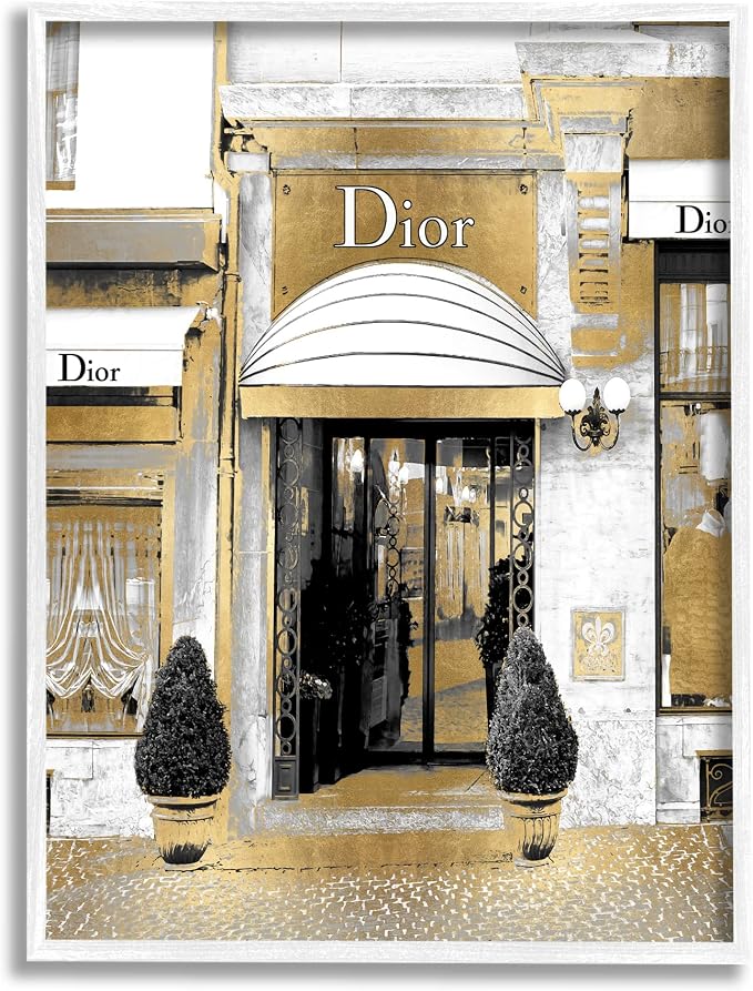 Stupell Industries Glam Fashion Designer Clothing Storefront Urban City, Design by Madeline Blake