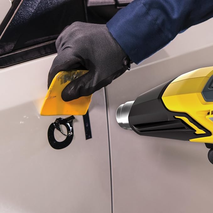 Wagner Spraytech FURNO 500 Heat Gun, 12 Settings, 150°F to 1200°F | Twelve settings from 150°F to 1200°F and two nozzles support paint removal, PVC bending and crafts.