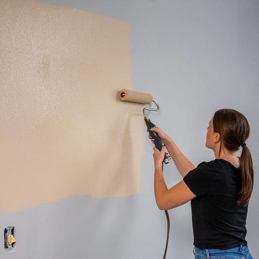 Wagner Spraytech PowerFlow EZ Multi-Room Direct-Feed Electric Paint Roller | Direct-feed electric roller supplies paint continuously for large walls and multi-room painting projects.