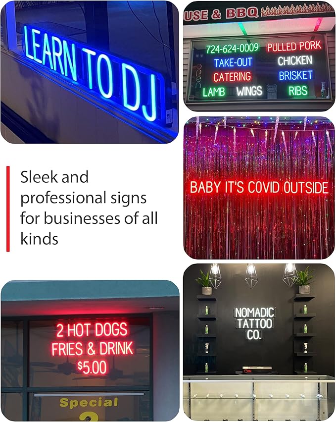 SpellBrite OFFICE Sign | Directional Sign with Neon Look, Green LED Light Source | 20.5" x 6.3"