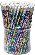 Anderson's Principal Designs Pencil Tub, Fun & Colorful Pencils, Perfect for School Supplies, Classroom Rewards, Creative Writing, Party Favors, and Motivational Gifts, Set of 144