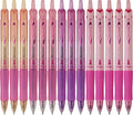 PILOT Acroball Breast Cancer, Assorted Point, Black/Pink Ink, 14-Count