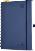 POPRUN Weekly Planner 2026-2027, 8.5" x 10.5" Academic Year Calendar Book