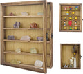 FramePro Shadow Box Frame Display Case 11x14 with Removable Shelves, Deep Memory Box Trinket Knick Knack Shelf Cabinet for Collector, Keepsake Coins Military Medals Wedding Flowers Real Wood