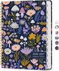Taja Planner 2026-2027, Jul 2026-Jun 2027 Monthly & Weekly Calendar Planner | 6.3" x 8.5", Hardcover Academic Calendar, Teacher Student Agenda Book with Tabs, School Office Supplies, Mushroom Garden