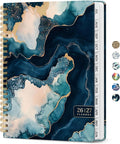 Planner 2026-2027, Monthly & Weekly Jul 2026-Jun 2027 Academic Planner | 6.3" x 8.5", Hardcover Spiral Calendar Planner with Tabs, School & Daily Agenda for Women, Students, Teachers, Golden Dusk