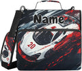 Custom Truck Racing Car 3 Ring Binder Bag 1.5 inch Personalized Name Binder Organizer 500 Sheet Documents Storage for School Office