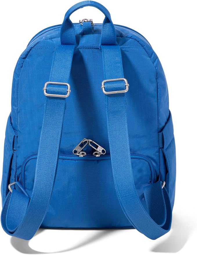 Securtex Anti-Theft Getaway Backpack - 9.4"x13"x5" Travel Safe Bag w/Locking Zippers, Slash-Resistant, RFID
