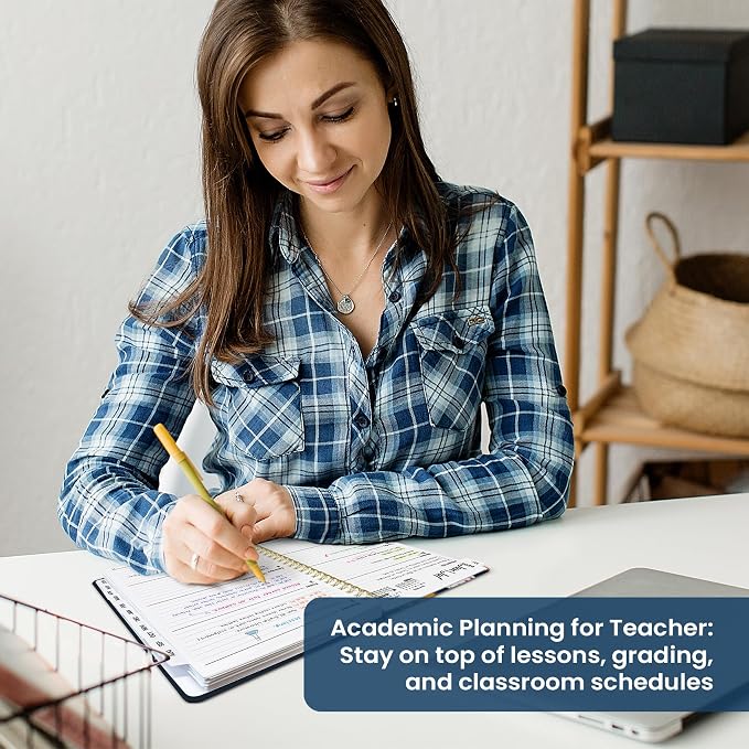 Academic Planner 2026-2027, Jul 2026-Jun 2027 Monthly & Weekly Planner