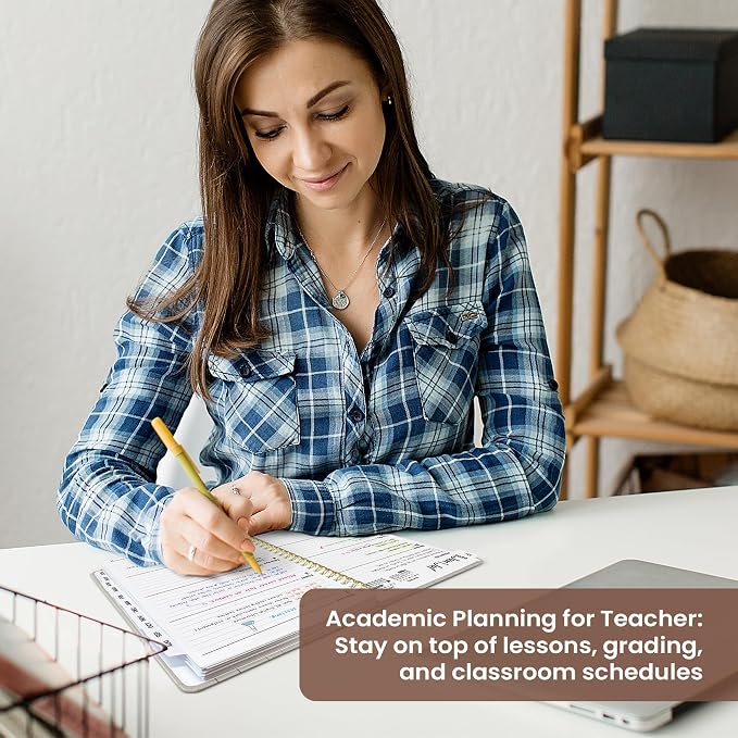 Academic Planner 2026-2027, Jul 2026-Jun 2027 Monthly & Weekly Planner