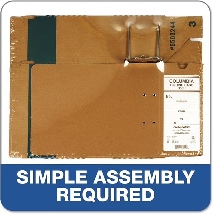 GLWB50H - Globe-weis Recycled Fiberboard Binding Case