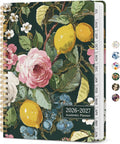 Taja Planner 2026-2027, Jul 2026-Jun 2027 Monthly & Weekly Calendar Planner | 6.3" x 8.5", Hardcover Academic Calendar, Teacher Student Agenda Book with Tabs, School Office Supplies, Colorful Painting