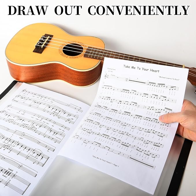 Music Folder Sheet Music Folders Binder Music Choral Storage Holder Band Folder (1)