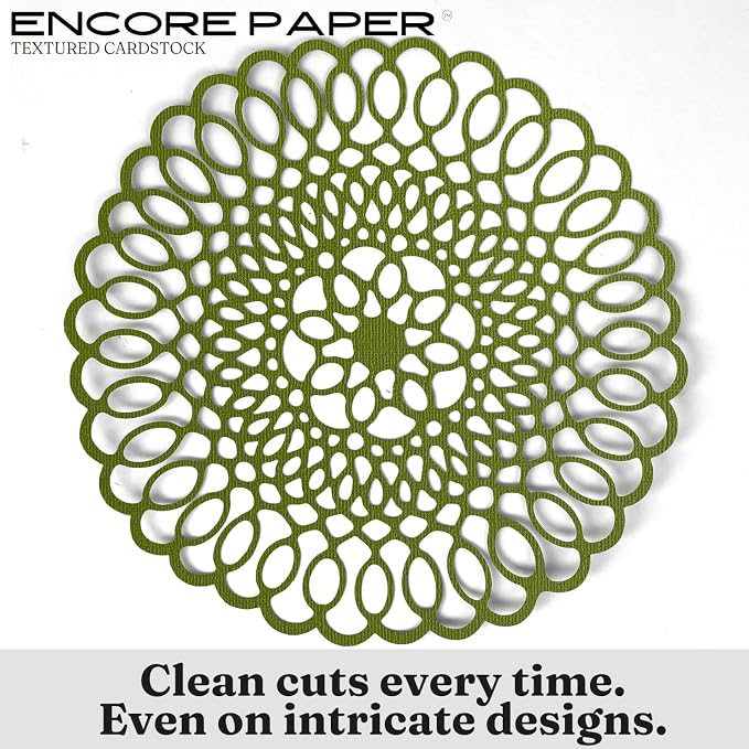 Cactus—12x12 Textured Cardstock | 80lb Textured Green Scrapbook Paper | Premium Cardstock for Cricut Cutting | 25 Sheets