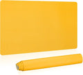 Patikil Desk Mat, 24"x13" Non-Slip Waterproof PU Leather Desk Pad Protector Cover Dual Sided for Office/Home Work/Study, Yellow